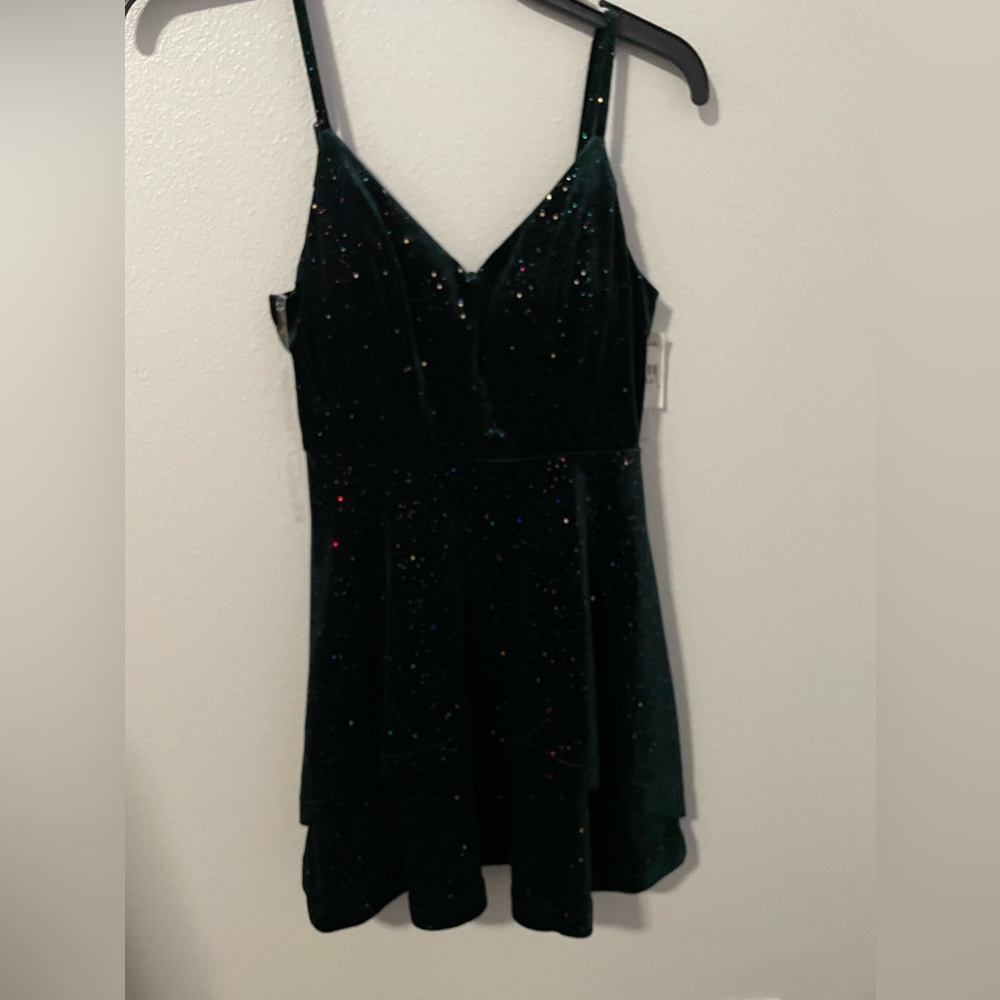 new w tags cute green sparkly dress